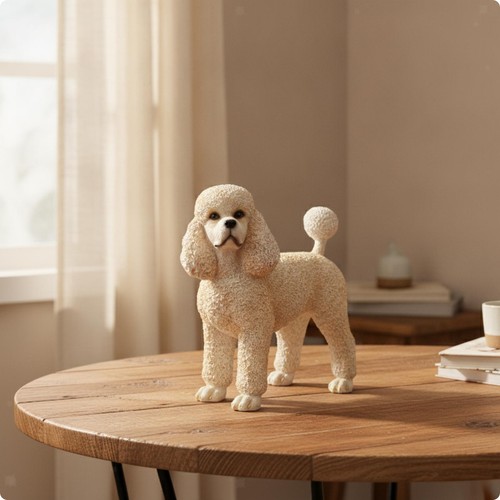 Statuette caniche - statuette, de