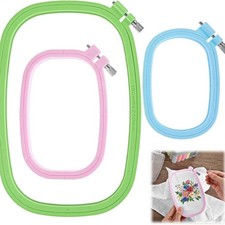 3 cercles à broder pour