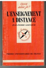 L ENSEIGNEMENT A DISTANCE -