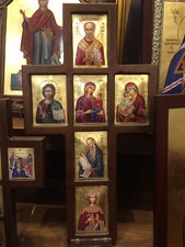 Croix byzantine avec les