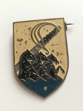 INSIGNE MARINE - PATROUILLEUR SABRE - 1944-59 - FAB. GRAZIANI - ÉCU PEINT 