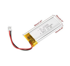 batteries lithium-ion rechargeables 3,7 V 1000 mAh 102050 avec connecteur JST