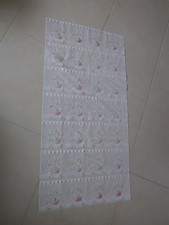 TRES JOLIS RIDEAUX PANIER DE FLEURS A DÉCOUPER SELON LA HAUTEUR SOUHAITE