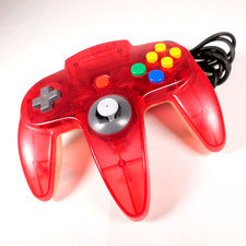 Manette Pad Controller Nintendo 64 N64 Officiel NUS-005 Clear Red Semi HS Jap 6