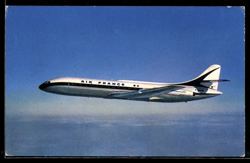 Carte postale avion - , caravelle
