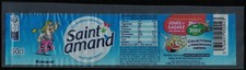 France Etiquette Eau Minérale Naturelle Saint Amand Bonemine 50 cl