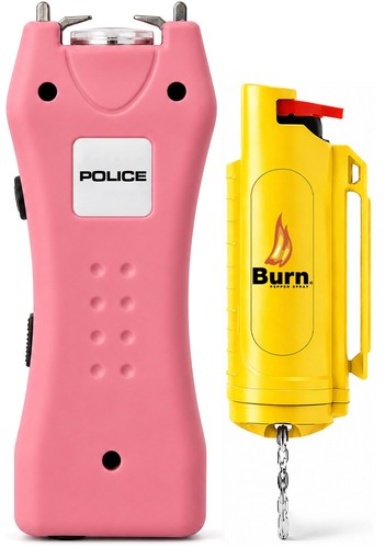 Police stun gun - gun, burn