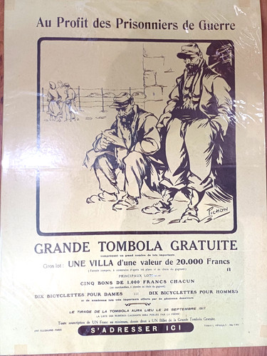 Ww1 affiche tombola 1917 aux - ww1,