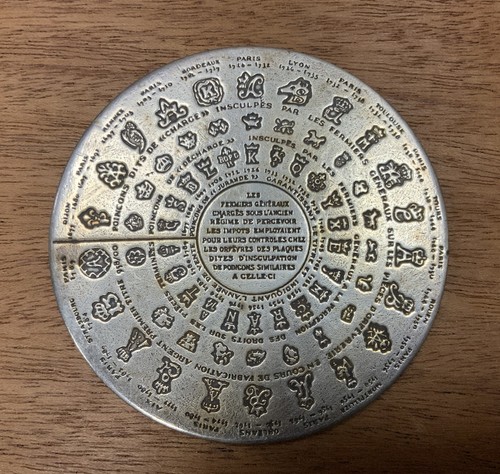 Magnifique plaque christofle - magnifique,
