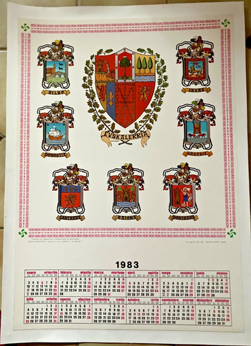 Affiche euskalerria armoirie - affiche,