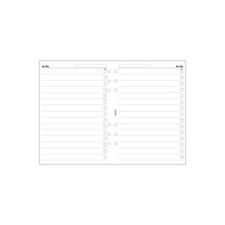 [342211] FILOFAX [Ref:342211] FILOFAX Recharge "To Do" format A5 Blanc