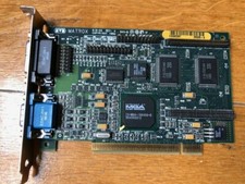 Matrox MGA Mystique 2 MB SGRAM PCI graphics card - working great DOS Windows