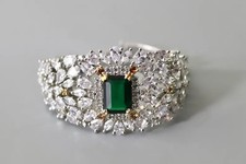 Bracelet femme 7,5" vert