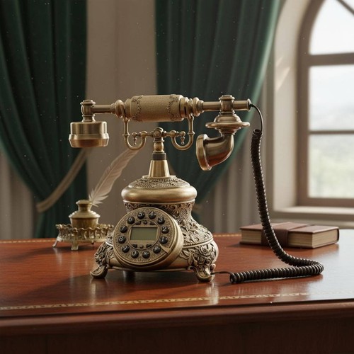 Téléphone antique européen - téléphone,