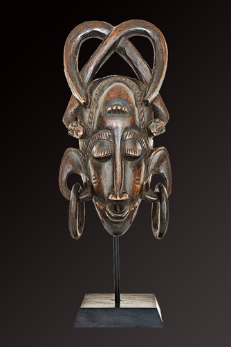 Masque danse senoufo avec - masque, de