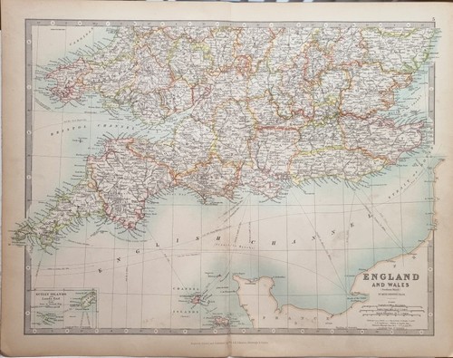 1891 ancien carte sud - carte,