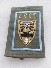 Un insigne tissu militaire