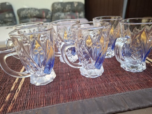 Service vintage tasses - de, 6