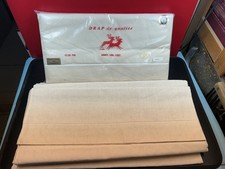 Lot de 2 draps anciens pur coton