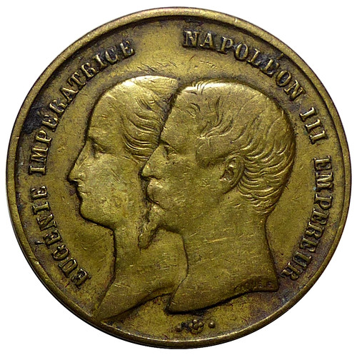 Jeton eugénie napoléon iii - jeton,