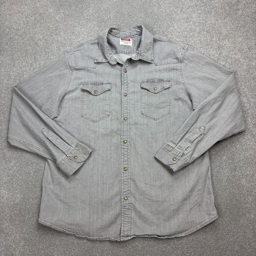 Chemise denim wrangler - denim,