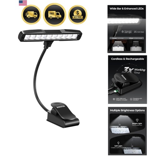 Music stand light clip - music, clip-on
