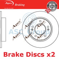 2x Apec BRAKING 257mm Uni OE
