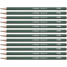 [282/3B] STABILO Lot de 12 Crayons papier Graphite Othello Héxagonal 3B