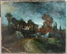 Tableau Ancien Paysage