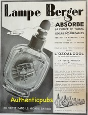 PUBLICITE LAMPE BERGER BRULE