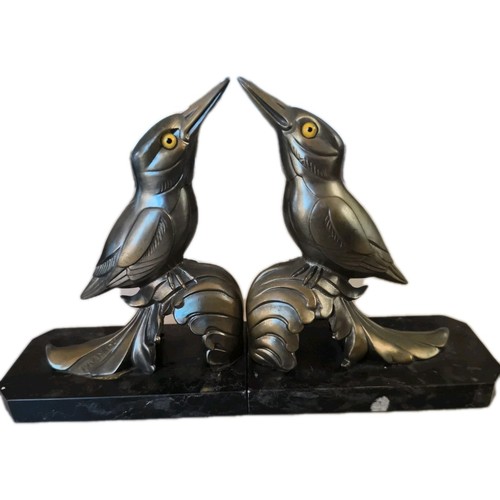 Paire serre livres oiseaux - serre,