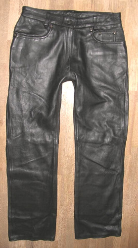Germas pantalon cuir pour - en,