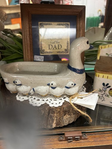Ceramic duck cracker holder - duck,
