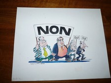 Très rare dessin humoristique