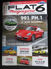 FLAT 6 magazine 325 mars  2018 Porsche 991 phase 1, GT3 RS 520 cv, guide 991 4S