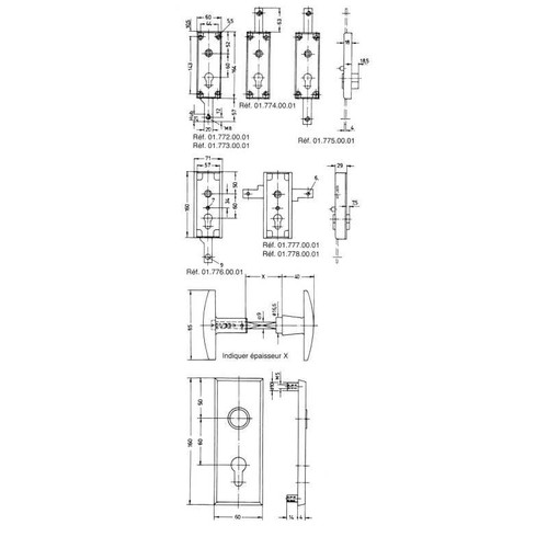 Serrure garage verouillage - serrure,