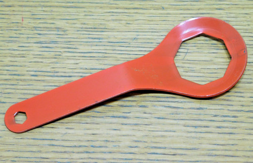 Cle orange metal octogonale - metal,