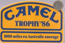 Autocollant. Automobile. CAMEL