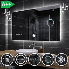 Miroir Salle De Bain Lumineux LED DUBAI | BLUETOOTH | HORLOGE | INTERRUPTEUR