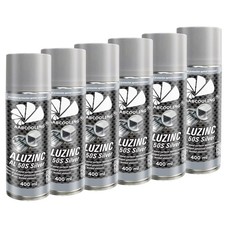 6 x spray zinc alu 400 ml apprêt bombe aérosol protection contre la corrosion...