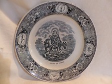 assiette religieuse ancienne