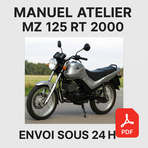 Manuel atelier 125 2000 - 125,