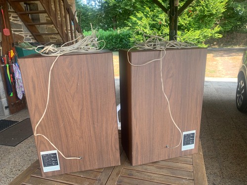Paire enceintes vintage hifi - paire,