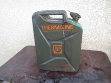 Ancien Jerrican Bidon BP Thermixine 20L Déco Loft Atelier Garage auto ancienne