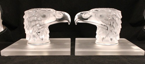 Lalique eagle tete - lalique, aigle