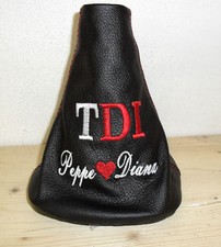 VW Golf 4 5 Botte Levier de Vitesse Cuir Broderie Personnalisée