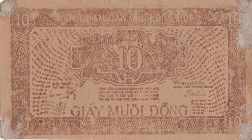 Viet nam billet 10 dong - billet,