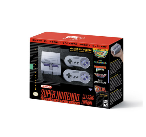 Nintendo super nes mini - super,