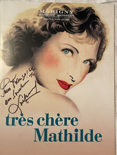 Programme Theatre Marigny  'Tres cher Mathilde' dedicace par Line RENAUD