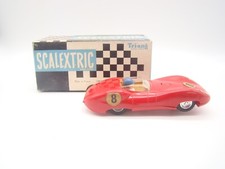 SCALEXTRIC - C56 - LISTER JAGUAR - ROUGE - 1/32 - SLOT CAR - BOITE - ANCIEN -